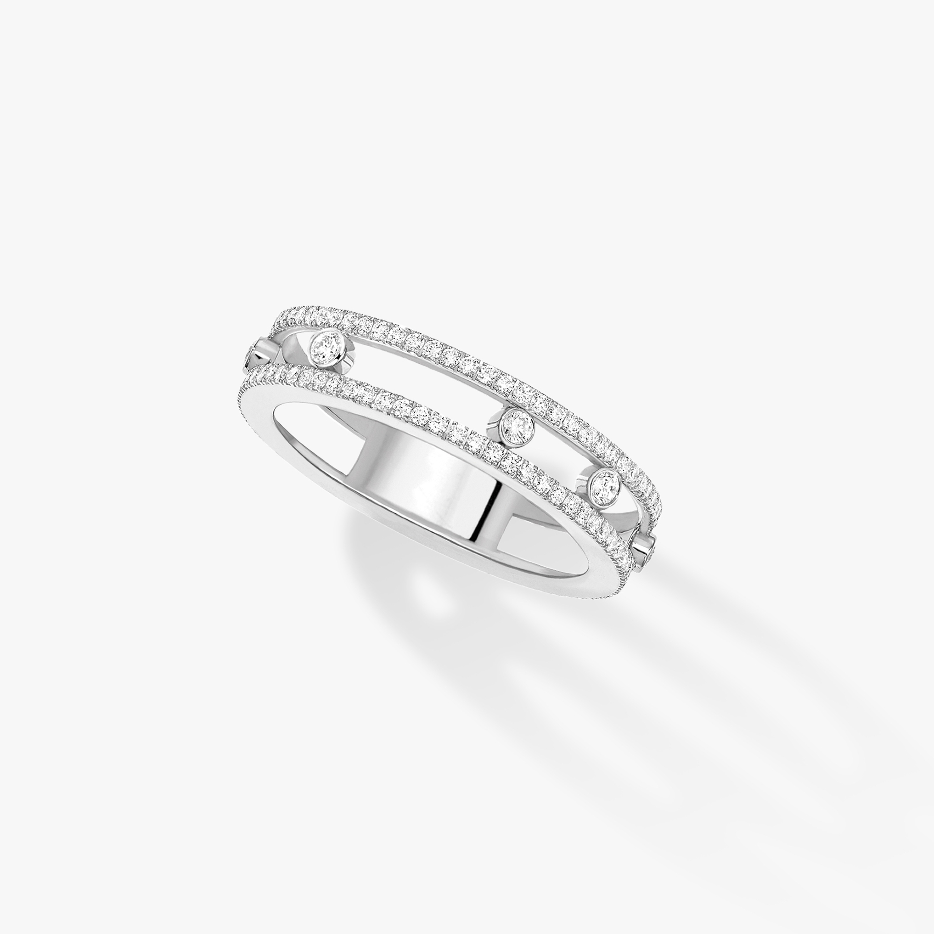 Messika Move Romane Ring White Gold